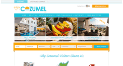 Desktop Screenshot of enjoycozumel.com